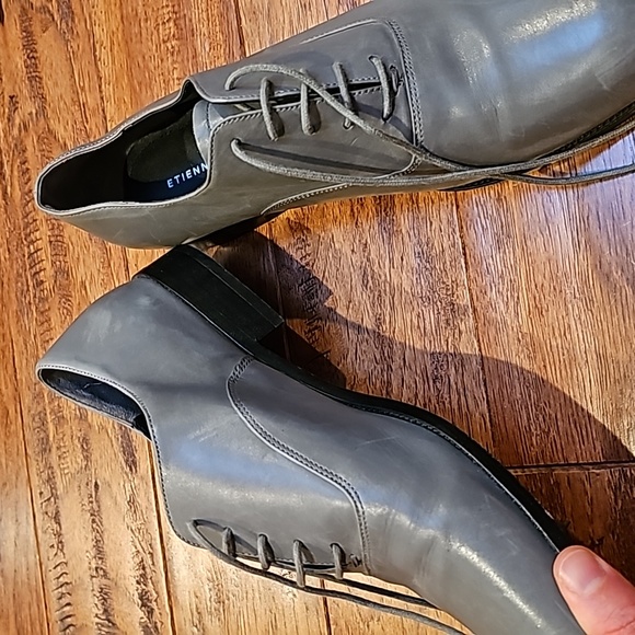 Etienne Aigner Emery Lace-Up Oxford Grey size 10 - Picture 15 of 16